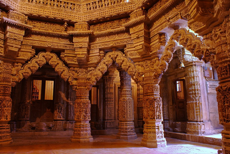 India, Jaisalmer, jain temple