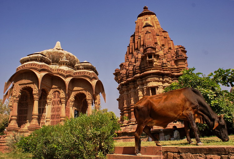 India, Jodhpur, Mandore gardens