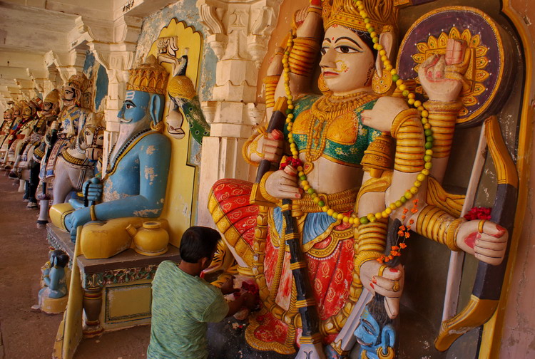 India, Jodhpur, Mandore gardens