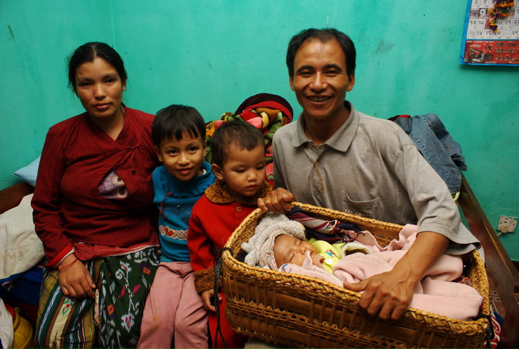 Nepal, Kathmandu, Jay Ram family