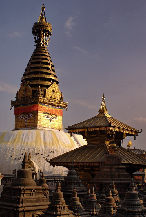 Nepal, Swayambhunath or Monkey temple