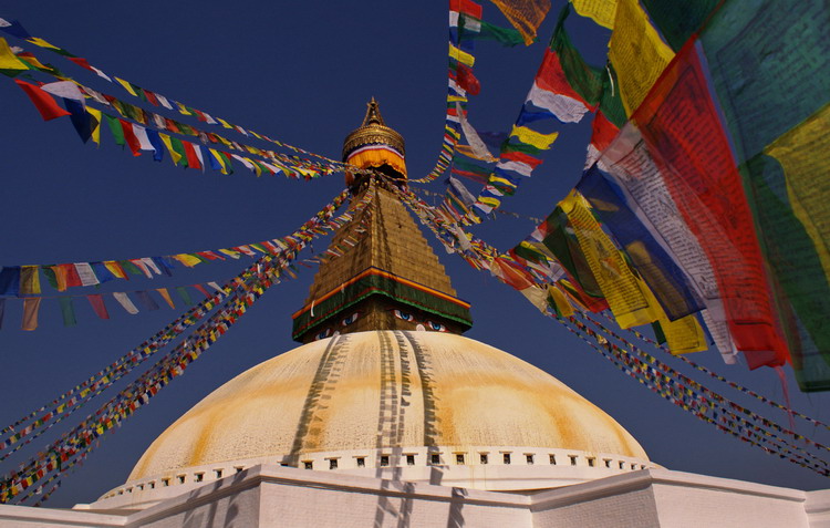 Nepal, Bodhnath stupa