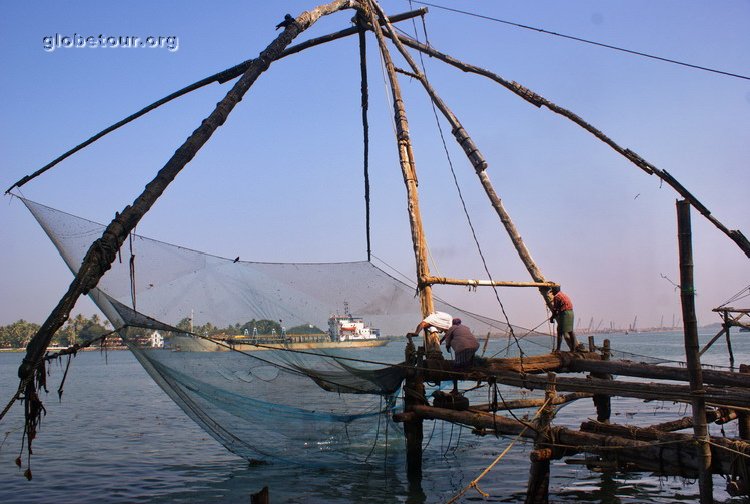 India, Kochin, chinesse nets