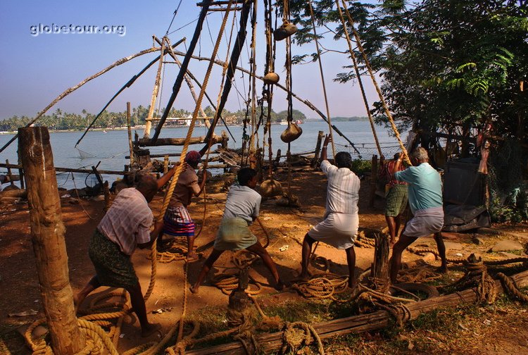 India, Kochin, chinesse nets