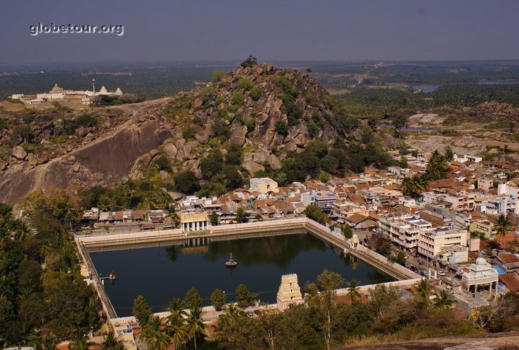 India, view from Sravanabelagola statue