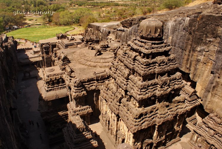 India, ellora caves, Kailash Temple