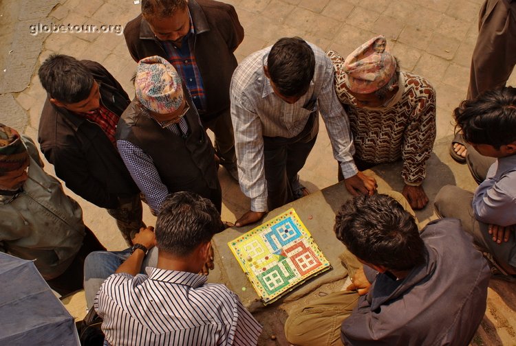 Nepal, kathmandu, playing parchis