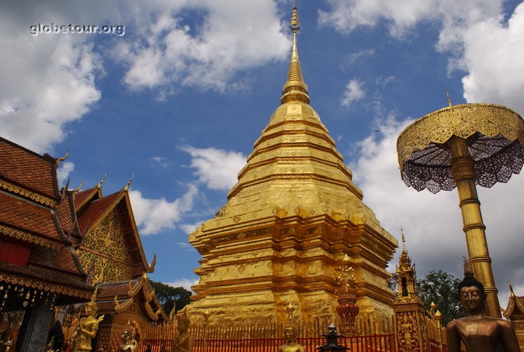 Thailand, Chiang Mai, Doi Suthep temple