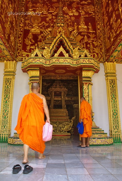 Laos, Luang Prabang, budist temples