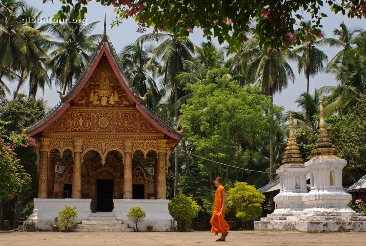 Laos, Luang Prabang, budist temples