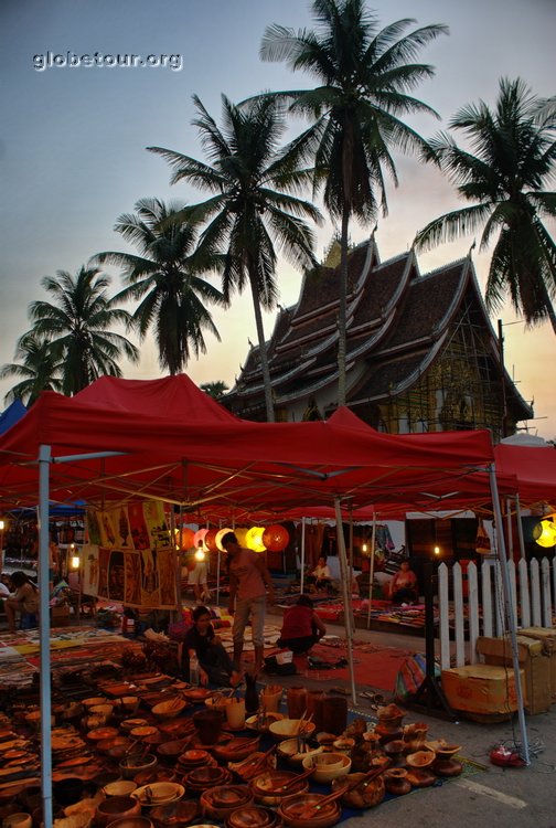 Laos, night market