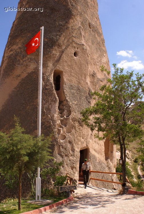 Turkey, Cappadocia, police ofice