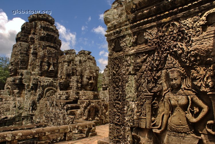 Cambodia, Angkor, The bayon