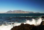 South+Africa,+Cape+Town+from+Robben+Island