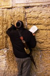 Israel,+Jerusalem,+soldier+praying+in+Western+Wall