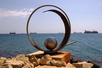 Xipre,+Limassol,+esculpture