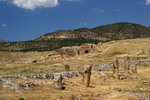 Turkey,+Pamukale,+ruins+of+theatre+of+Hierapolis