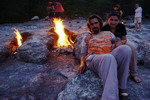 Turkey,+Olympos,+moon+between+the+trees.