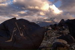 Pakistan,+Karakorum+Highway,+petroglyphs+at+Chilas