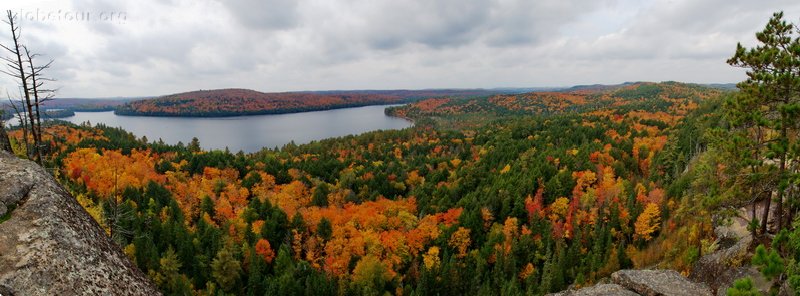 Canada, Algonquin Provincial Park, view from Booth's Rock
