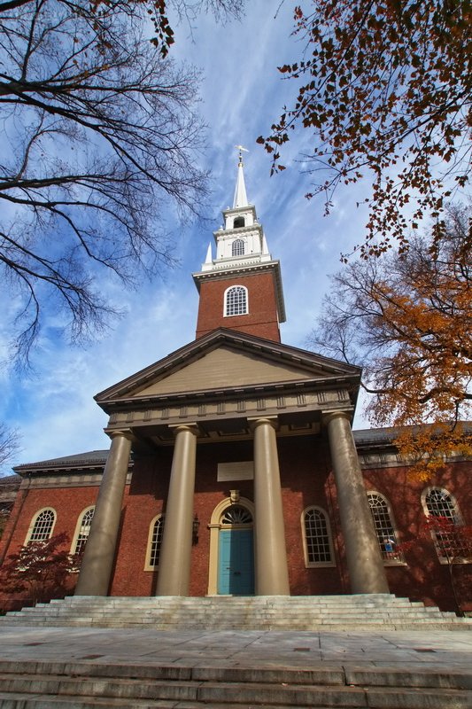 US, Cambridge, Harvard University, Memorial church
