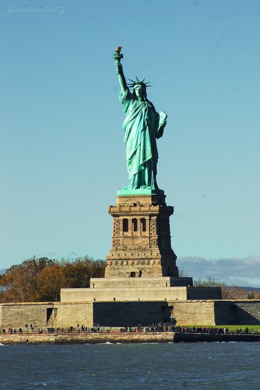US, New York, freedom statue