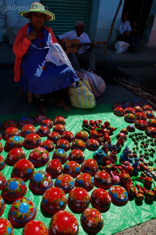 Mexic, Oaxaca, dia de mercado en Tlacolula