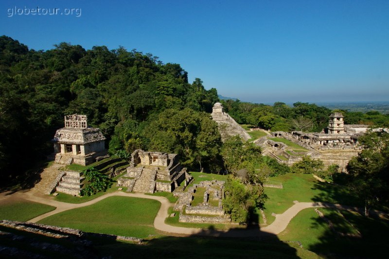 Mexic, Chiapas, Palenque ruinas